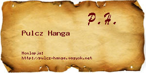 Pulcz Hanga névjegykártya